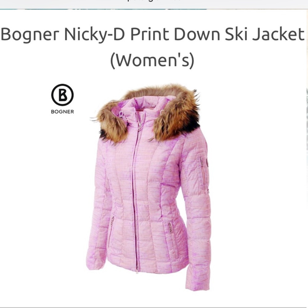 Bogner Ski Jacket (Nicky D down jacket). Size 6